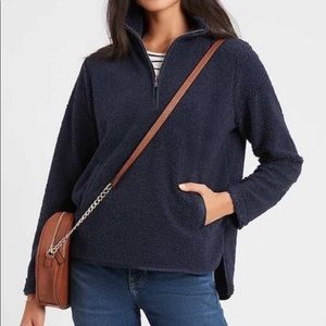 SHERPA HALF ZIP SWEATSHIRT